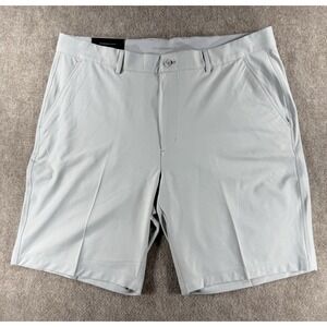 Greg Norman Performance‎ Stretch Golf Shorts Gray Size 38 Polyester Spandex